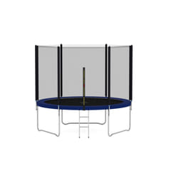 MCC Heavy Duty 6FT 8FT 10FT 12FT 14FT Outdoor Trampoline with Enclosure Net for Kids Spring Cover Ladder FREE Space Hopper - 10 FT