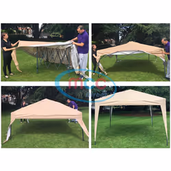 Mcc@home GAZEBO 2x2m Pop-up Gazebo Waterproof Outdoor Garden Marquee Canopy - White