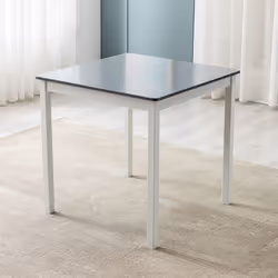 Classic Solid Wooden Dining Table and 2 Chairs 2+1 - Grey
