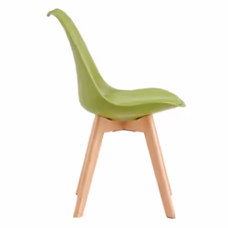 MCC Set of 1/2/4 Dining Chairs Designer Chairs Wooden Home Office Commercial EVA - Green, Set of 2 chairs