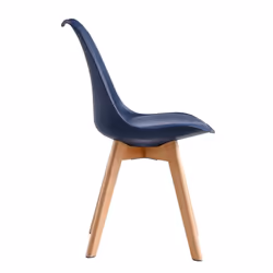 MCC Set of 1/2/4 Dining Chairs Designer Chairs Wooden Home Office Commercial EVA - Blue, Set of 2 chairs