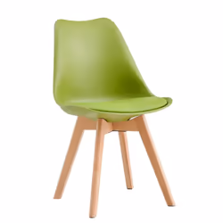 MCC Set of 1/2/4 Dining Chairs Designer Chairs Wooden Home Office Commercial EVA - Green, Set of 4 chairs