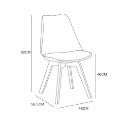 MCC Set of 1/2/4 Dining Chairs Designer Chairs Wooden Home Office Commercial EVA - Pink, Set of 4 chairs