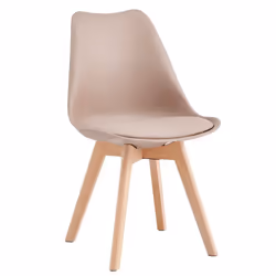 MCC Set of 1/2/4 Dining Chairs Designer Chairs Wooden Home Office Commercial EVA - Brown, Set of 4 chairs