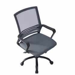 Adjustable Swivel MESH Chair with Cushion&Support - Dark grey