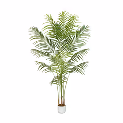 Artificial Palm Tree with Plastic Planter and Moss - 160CM