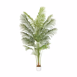 Artificial Palm Tree with Plastic Planter and Moss - 200CM