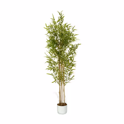 Artificial Bamboo Tree with Plastic Planter & Moss - 160CM