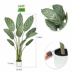 Artificial Bird of Paradise Tree with Planter&Moss - 110CM
