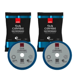 2 X Rupes Bigfoot D-A Course High Performance Foam Compound Pad Blue 150mm