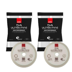 2 X Rupes Bigfoot D-A UltraFine High Performance Foam Compound Pad White 150mm