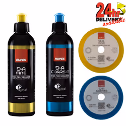 Rupes BigFoot DA Fine and Coarse Compound Polish Gel 250ml With 2x 9.DA100M/H
