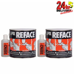 2 x UPOL Reface Polyester Spray Filler 1L Kit With Hardener Upol