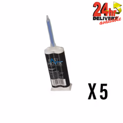 5 x Fast Mover FMT6340 2K Pu Plastic Repair Rigid Cartridge 50ml