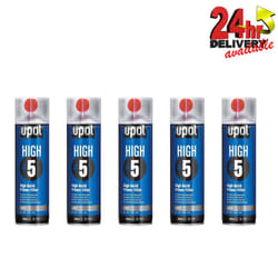 5 X U-Pol HIGH5 1K Ready For Use GREY High Build Primer Paint 450ml UPOL