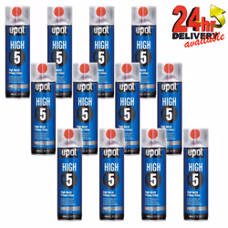 12 X U-Pol HIGH5 1K Ready For Use GREY High Build Primer Paint 450ml UPOL