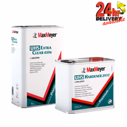 MAX MEYER 0396 2K UHS EXTRA CLEAR PREMIUM AIR DRY CLEARCOAT LACQUER KIT 7.5L