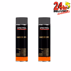 2 x Novol Spectral UNDER 395 Epoxy Primer 500ml Aerosol Colour: Dark Grey