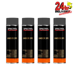 4 x Novol Spectral UNDER 395 Epoxy Primer 500ml Aerosol Colour: Dark Grey