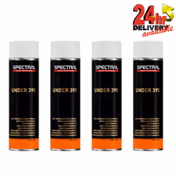 4 x Novol Spectral UNDER 395 Epoxy Primer 500ml Aerosol Colour: White