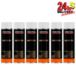 6 x Novol Spectral UNDER 395 Epoxy Primer 500ml Aerosol Colour: White