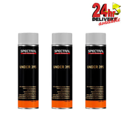 3 x Novol Spectral UNDER 395 Epoxy Primer 500ml Aerosol Colour: Light Grey