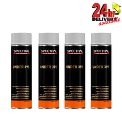 4 x Novol Spectral UNDER 395 Epoxy Primer 500ml Aerosol Colour: Light Grey
