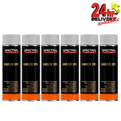 6 x Novol Spectral UNDER 395 Epoxy Primer 500ml Aerosol Colour: Light Grey
