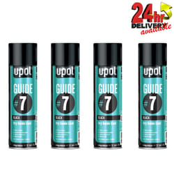 4 x U-Pol Guide #7 Dry Powder Coat 450ml Aerosol - Wet Filler Paint Defect UPOL