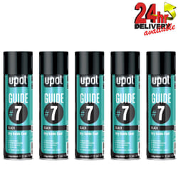 5 x U-Pol Guide #7 Dry Powder Coat 450ml Aerosol - Wet Filler Paint Defect UPOL