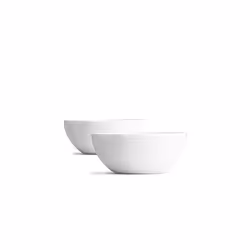 Chinese Tea Cup Bone Porcelain - 2 Teacups from China in Thin Porcelain - Classic Bowl Shape 50 ml Each