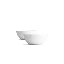 Chinese Tea Cup Bone Porcelain - 2 Teacups from China in Thin Porcelain - Classic Bowl Shape 50 ml Each