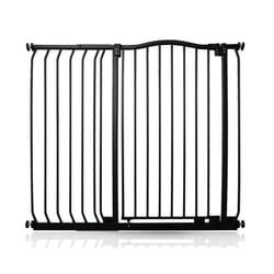 Safetots Extra Tall Curved Top Gate - Matt Black, 107cm - 116cm