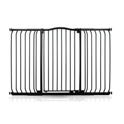 Safetots Extra Tall Curved Top Gate - Matt Black, 143cm - 152cm