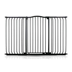 Safetots Extra Tall Curved Top Gate - Matt Black, 152cm - 161cm