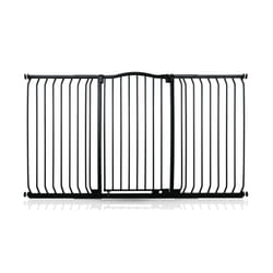 Safetots Extra Tall Curved Top Gate - Matt Black, 161cm - 170cm
