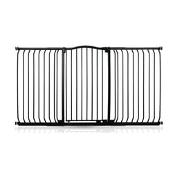Safetots Extra Tall Curved Top Gate - Matt Black, 170cm - 179cm