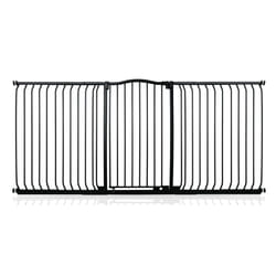 Safetots Extra Tall Curved Top Gate - Matt Black, 197cm - 206cm
