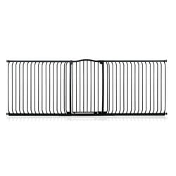 Safetots Extra Tall Curved Top Gate - Matt Black, 271cm - 280cm