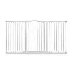 Safetots Extra Tall Curved Top Gate - Matt White, 170cm - 179cm