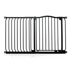 Safetots Curved Top Safety Gate - Matt Black, 125cm - 134cm