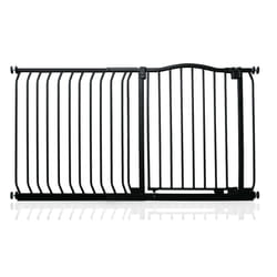 Safetots Curved Top Safety Gate - Matt Black, 134cm - 143cm