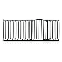 Safetots Curved Top Safety Gate - Matt Black, 207cm - 216cm