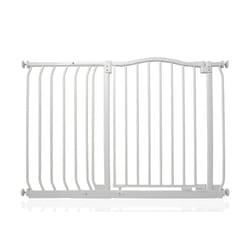 Safetots Curved Top Safety Gate - Matt White, 107cm - 116cm