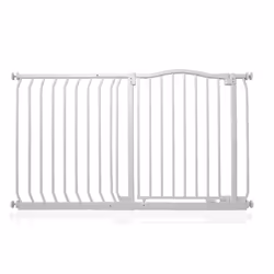 Safetots Curved Top Safety Gate - Matt White, 125cm - 134cm