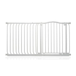 Safetots Curved Top Safety Gate - Matt White, 134cm - 143cm