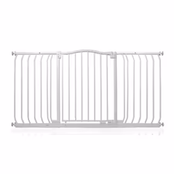 Safetots Curved Top Safety Gate - Matt White, 143cm - 152cm
