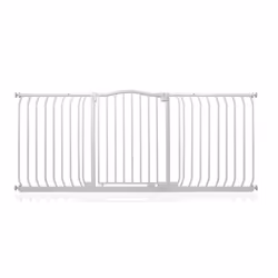 Safetots Curved Top Safety Gate - Matt White, 170cm - 179cm