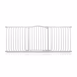 Safetots Curved Top Safety Gate - Matt White, 179cm - 188cm