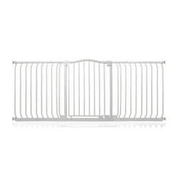 Safetots Curved Top Safety Gate - Matt White, 179cm - 188cm